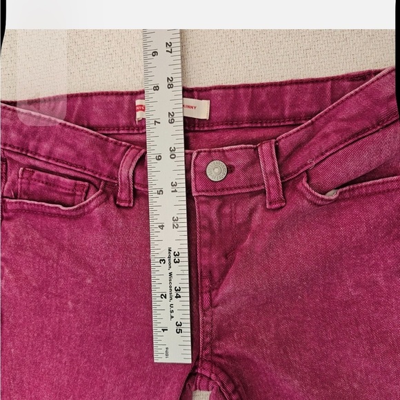 Levi's Pink Skinny Jeans Vibrant Style - Picture 9 of 12